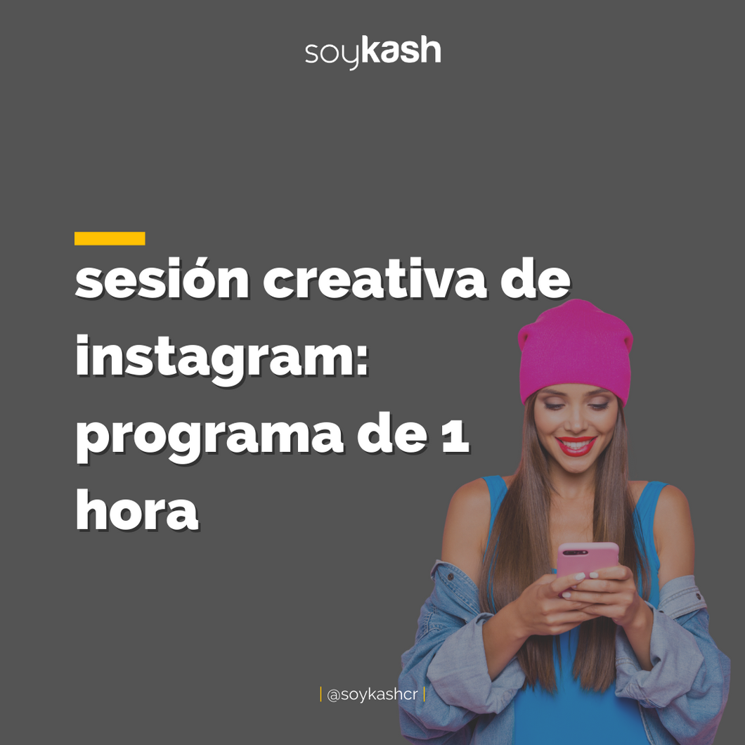 Sesión creativa de Instagram